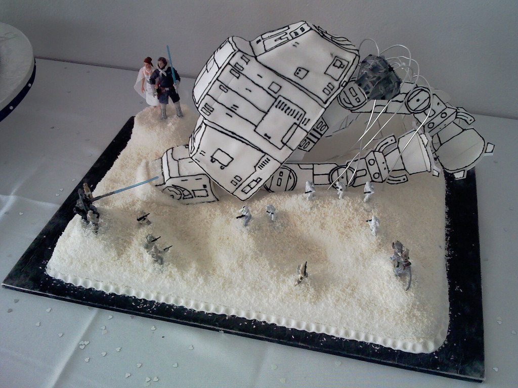 Star Wars Wedding Cake